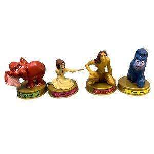 Vintage 2002 Disney Tarzan Figurine Set of 4 Characters From McDonalds 100 Years